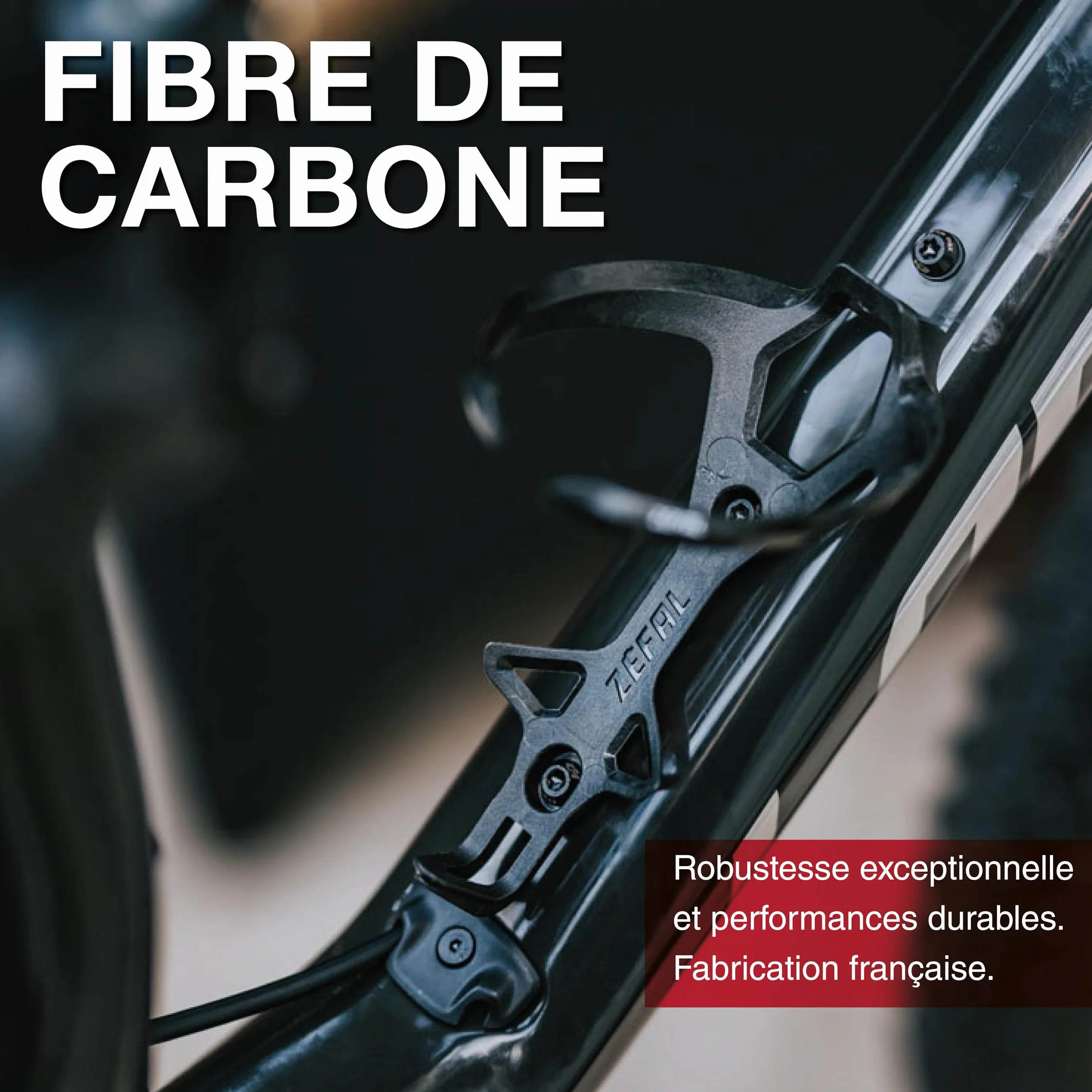 ZEFAL Pulse L2 Portaborraccia Carbonio Bici Fibra di Carbonio 18g Nero