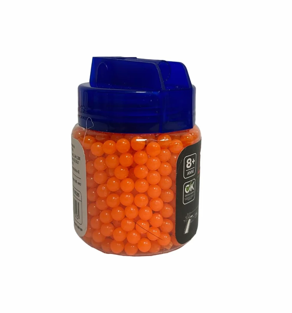 Pallini Softair 6mm 0,12 gr 1000 Confezione con Beccuccio Ricarica Rapida
