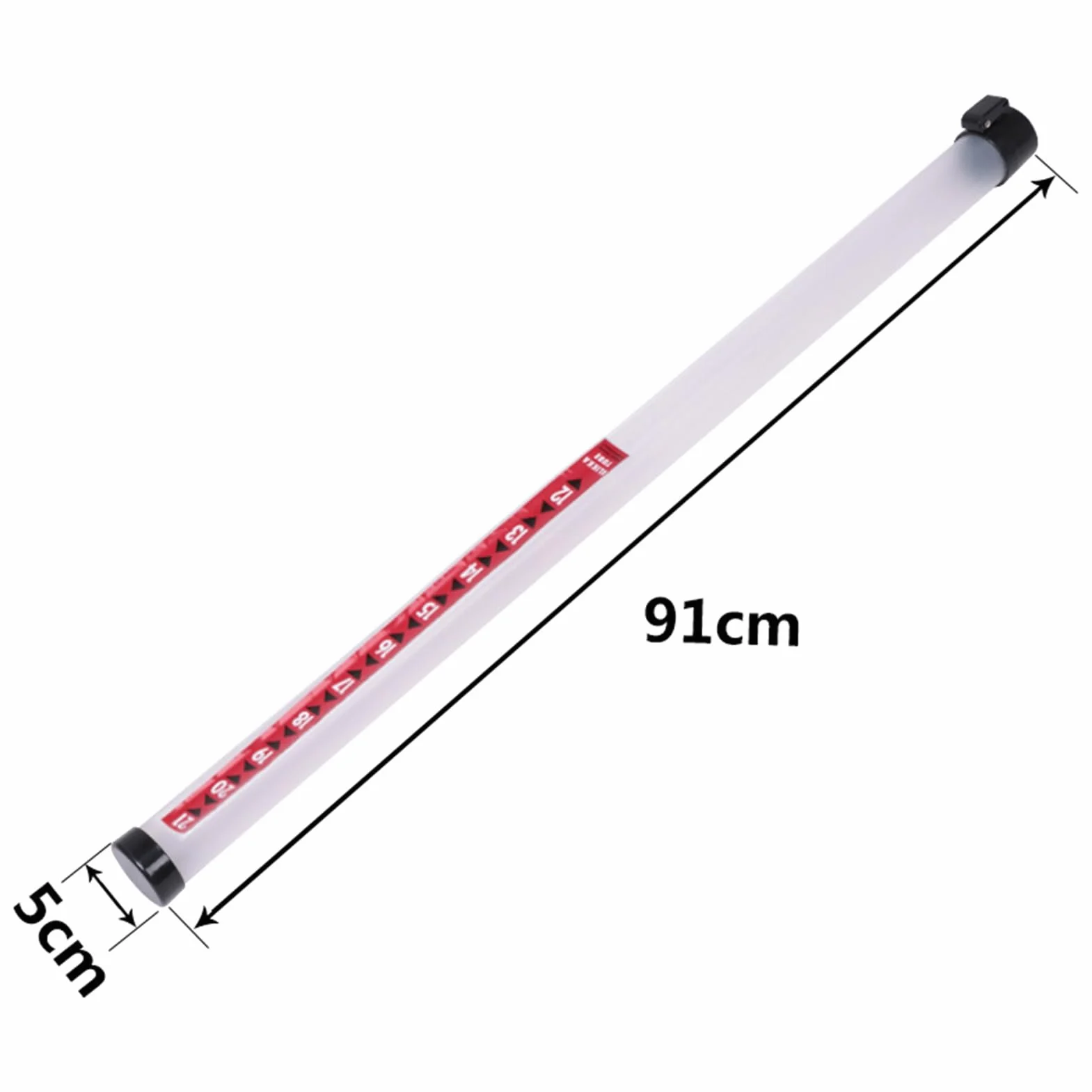 Raccoglitore di Palline da Golf Professionale 21 Palline Tubo Rilascio Plastica Ventosa 35,8 cm