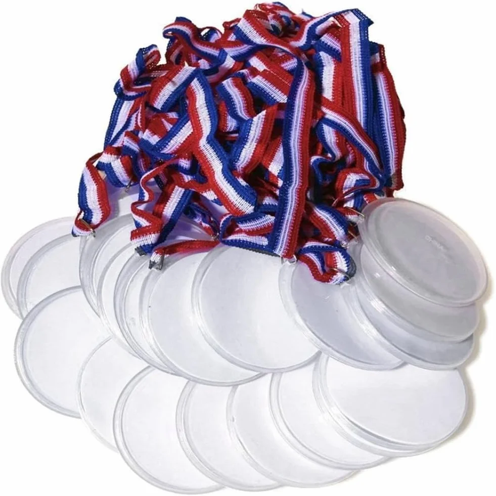 24 medaglie colorate fai da te per bambini, aziendali, sport, festival