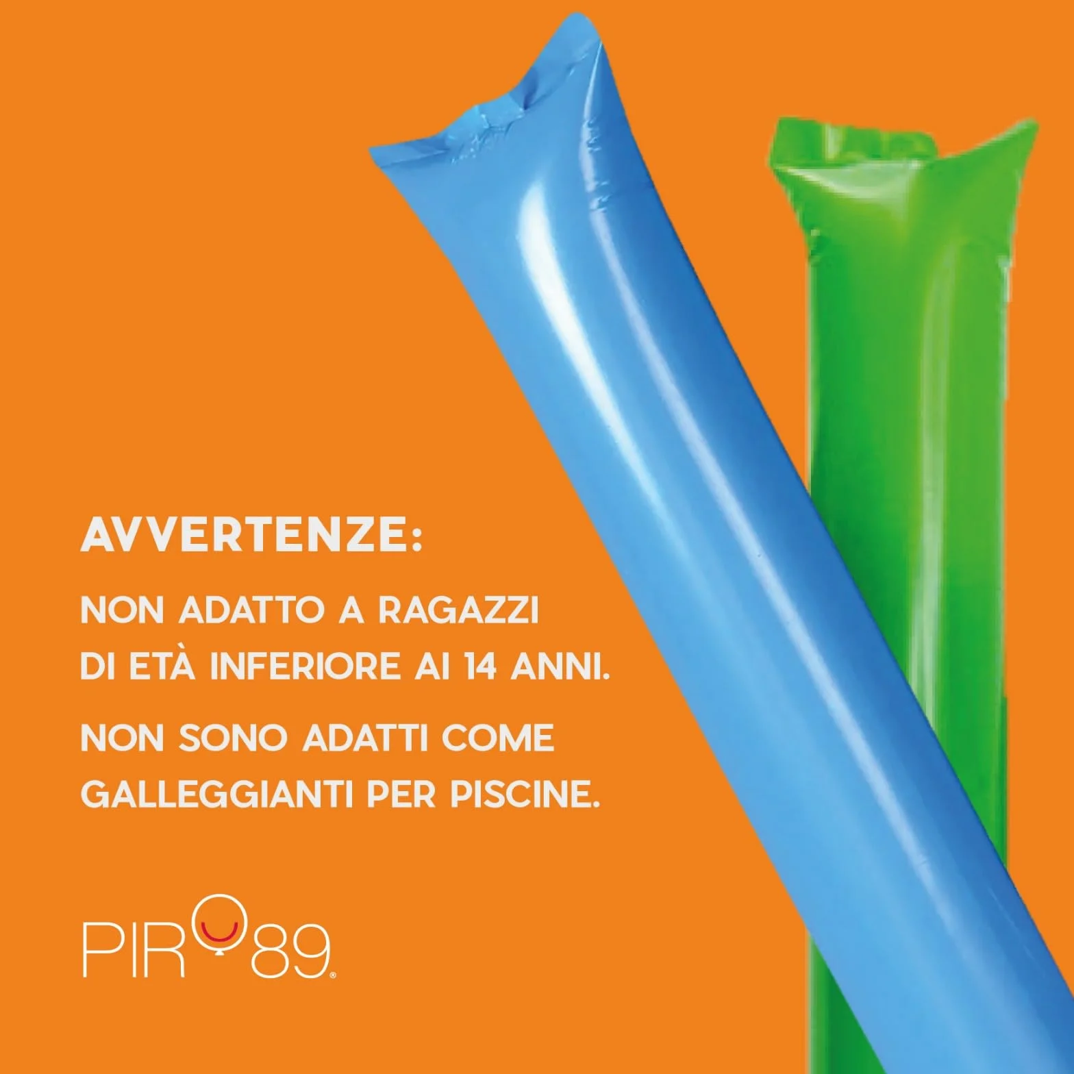 Bastoni Gonfiabili Rumorosi Riutilizzabili Bam Bam Thunder 20 Pezzi per Tifo Feste Animazione Eventi Sportivi Blu