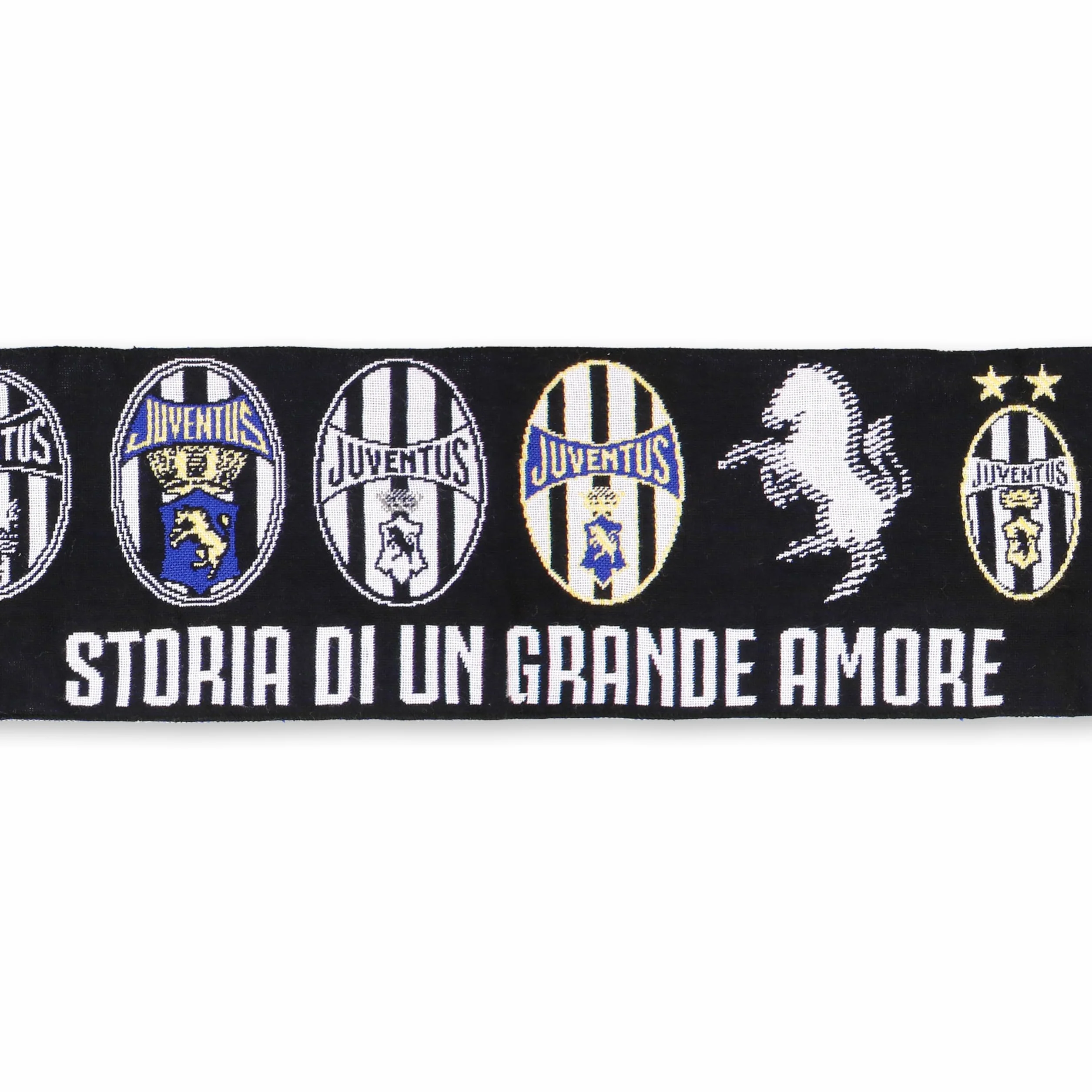 Juventus Sciarpa Jacquard Loghi Storici Prodotto Ufficiale