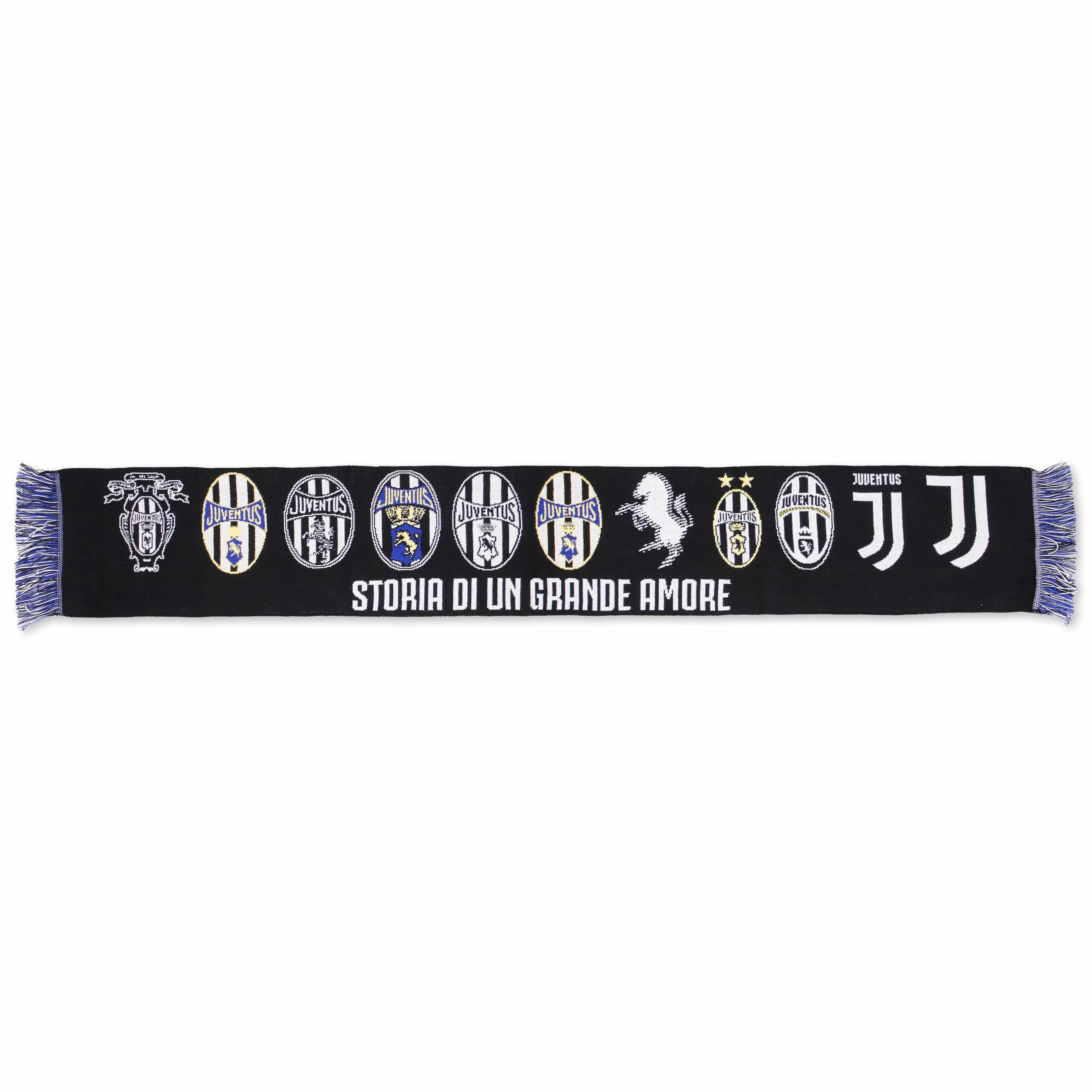 Juventus Sciarpa Jacquard Loghi Storici Prodotto Ufficiale